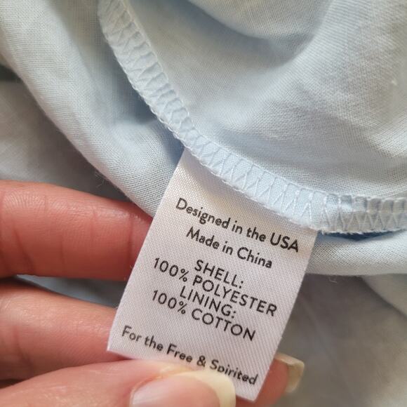 Indie Blue Floral Dress - Picture 7 of 8